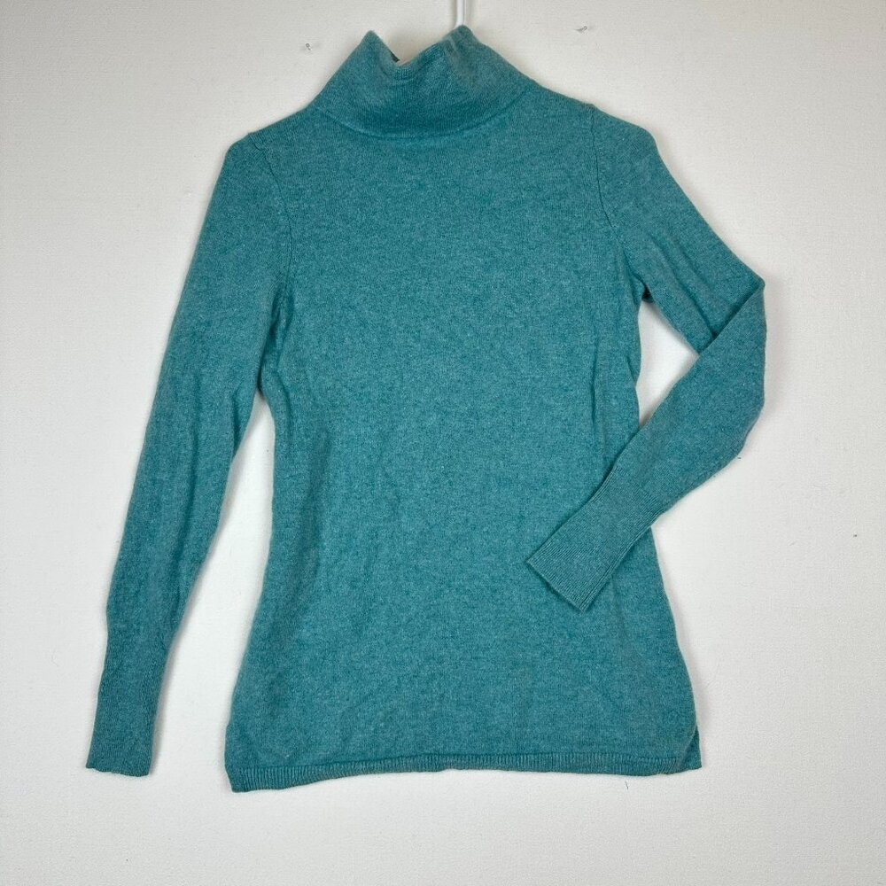 Talbots 100%Cashmere Mock Neck Sweater Classic Office